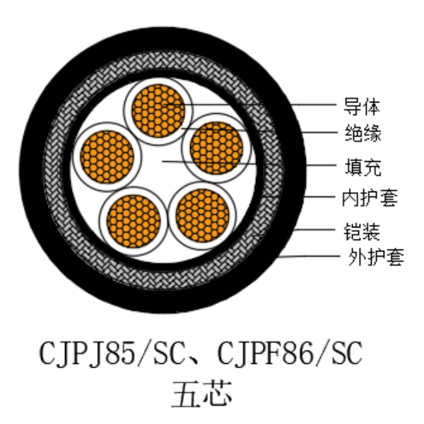 銅芯交聯(lián)聚乙烯絕緣低煙無鹵船用控制電纜-CKJPJ85/SC-150/250V、CKJPF86/SC-150/250V